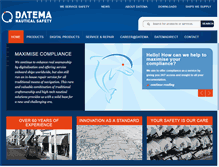 Tablet Screenshot of datema.nl